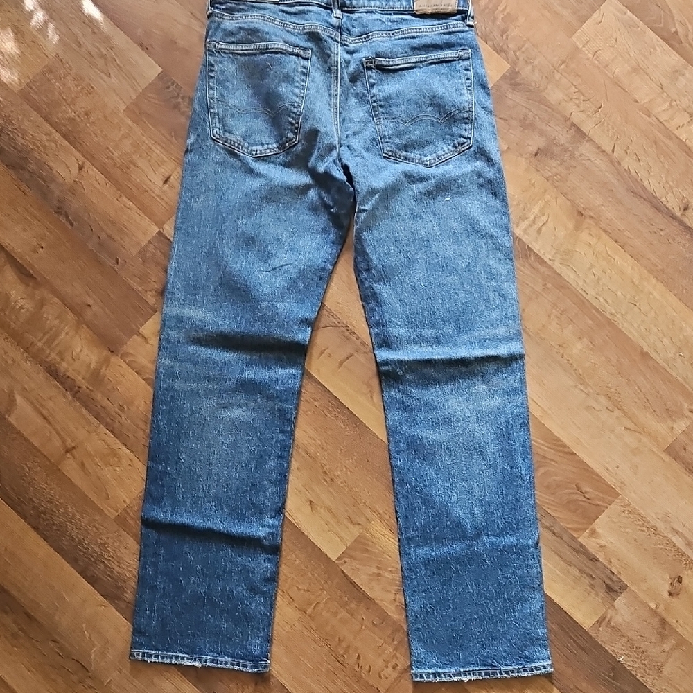 American Eagle Outfitters Men's Bootcut Jeans in Blue